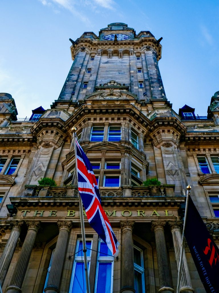 Balmoral, a Rocco Forte Hotel, in Edinburgh, Scotland