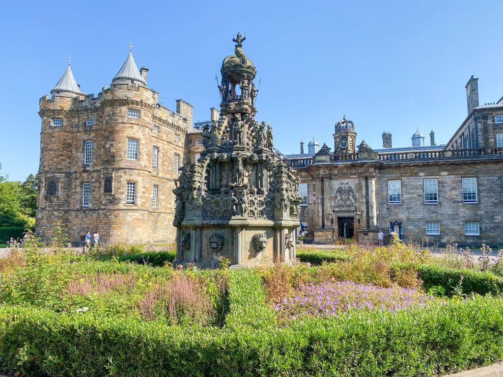 Holyrood Palace in Edinburgh Scotland