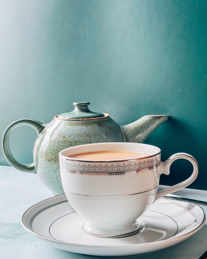 Cuppa tea with a tea pot