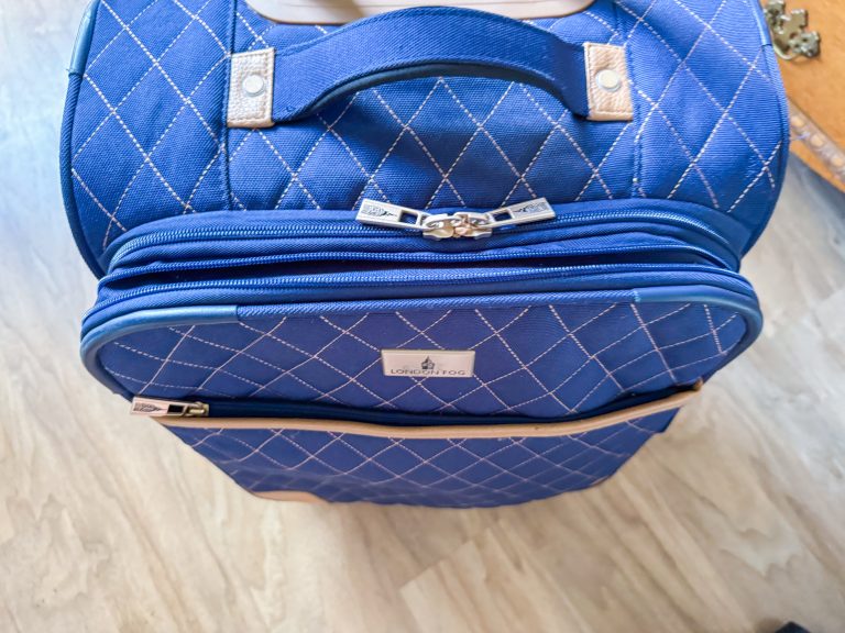 Blue Luggage Carry-On