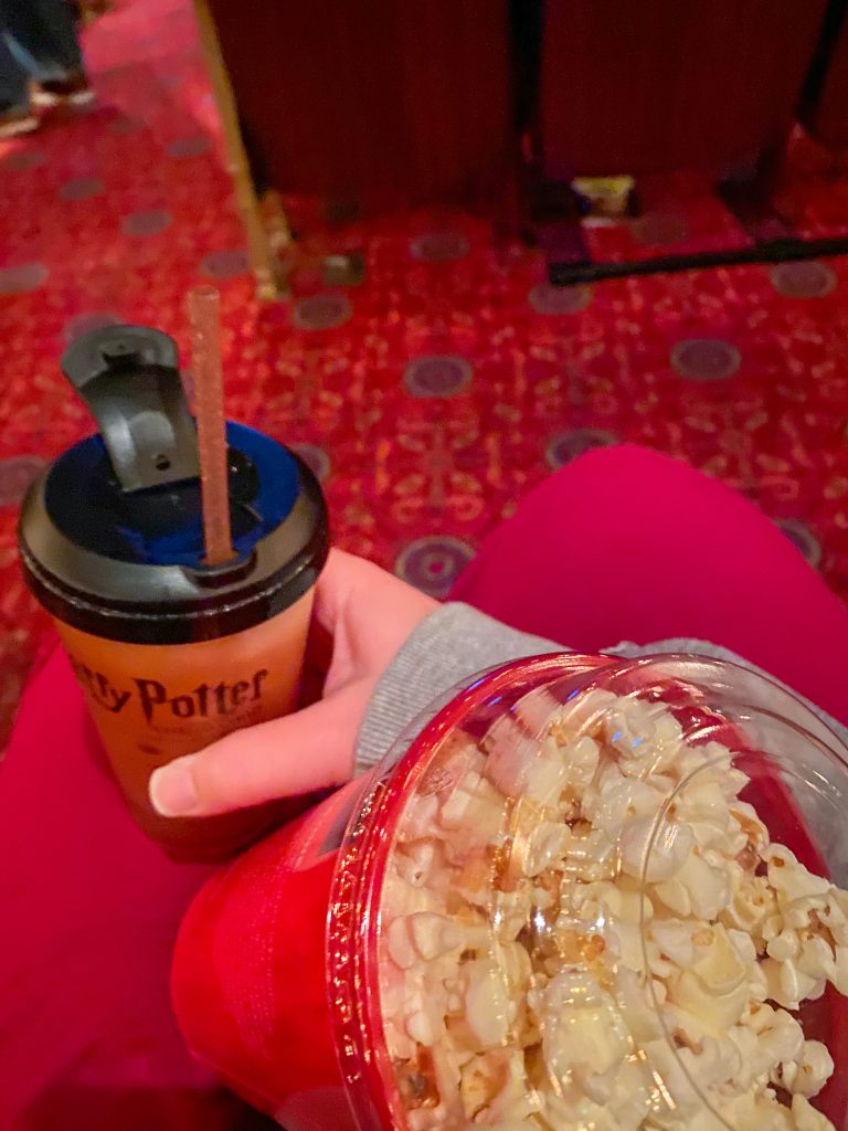 Frozen Butterbeer and Popcorn at Cursed Child on Broadway in NYC