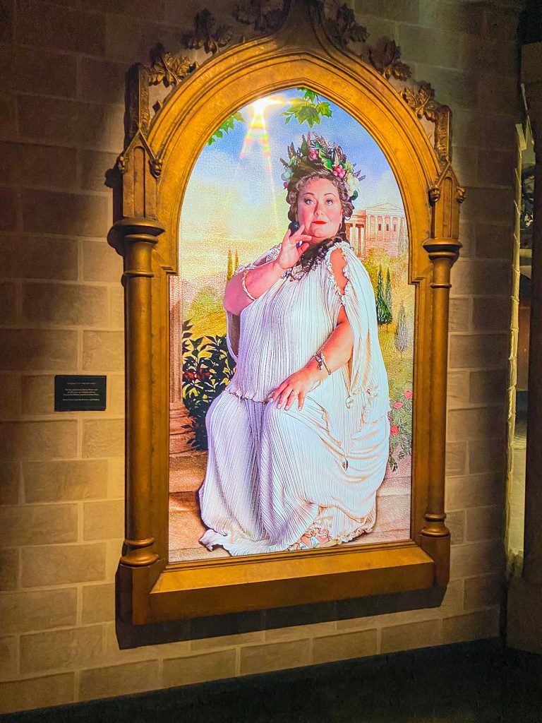 Fat Lady at the Harry Potter Exhibition in NYC