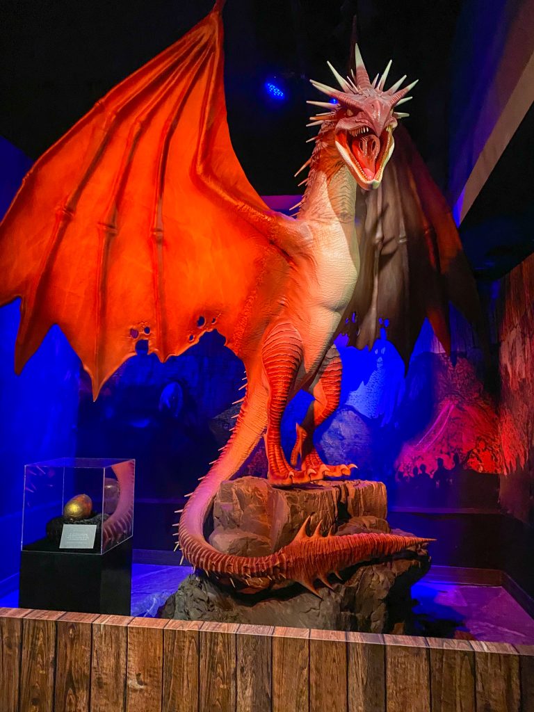 Dragon at the Harry Potter Exhibition in NYC