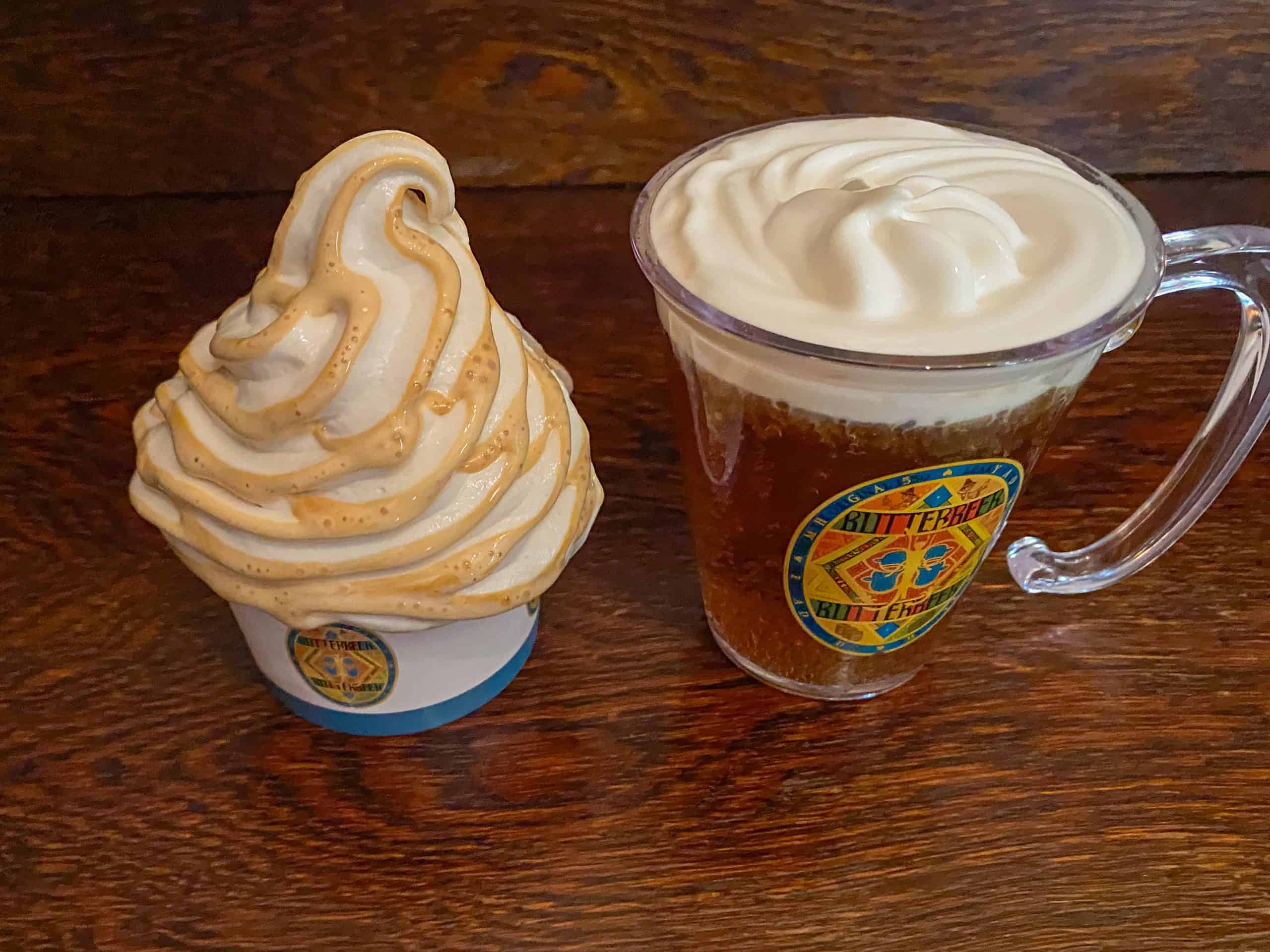 Butterbeer & ice cream at the Harry Potter Store in NYC